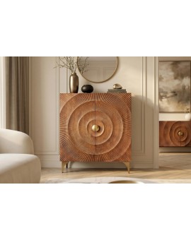 KOMODA GOLDEN SUNSET 100X38 CM MANGO BRĄZOWA