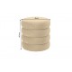 PUF VOQUE 41 CM WELUR MUSZTARDOWY 