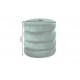 PUF VOGUE 41 CM WELUR ZIELONY