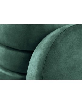 PUF VOGUE 41 CM WELUR ZIELONY