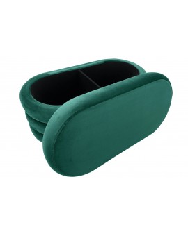 ŁAWKA VOGUE 85 CM WELUR ZIELONY