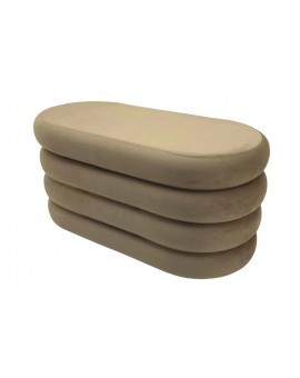ŁAWKA VOGUE 85 CM WELUR BEŻOWY