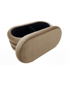 ŁAWKA VOGUE 85 CM WELUR BEŻOWY
