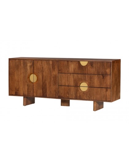 KOMODA MADISON 177X38 CM MANGO BRĄZOWA