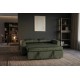 SOFA ROZKŁADANA SMART 142X86 CM WELUR ZIELONY
