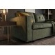 SOFA ROZKŁADANA SMART 142X86 CM WELUR ZIELONY