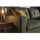 SOFA ROZKŁADANA SMART 142X86 CM WELUR ZIELONY