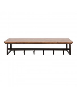 WIESZAK ŚCIENNY GUNES 100X33 CM AKACJA BRĄZOWA