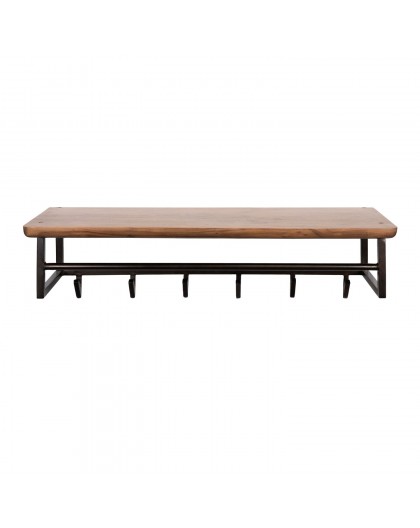WIESZAK ŚCIENNY GUNES 100X33 CM AKACJA BRĄZOWA