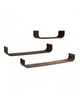 ZESTAW PÓŁEK ŚCIENNYCH SERKAN TEAK - 3SZT.