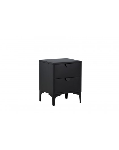 SZAFKA NOCNA PIRING 45X40 CM CZARNA