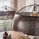 LAMPA WISZĄCA ASTER 60 CM METALOWA BRĄZOWA
