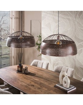 LAMPA WISZĄCA ASTER 60 CM METALOWA BRĄZOWA