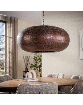 LAMPA WISZĄCA AMAYA 90 CM METALOWA MIEDZIANA