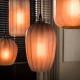 LAMPA WISZĄCA NANDI SZKLANA BEŻOWO-BRĄZOWA