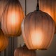 LAMPA WISZĄCA NANDI II SZKLANA BEŻOWO-BRĄZOWA