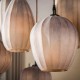 LAMPA WISZĄCA NANDI II SZKLANA BEŻOWO-BRĄZOWA