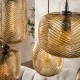 LAMPA WISZĄCA AMORE SZKLANA BURSZTYNOWA