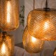 LAMPA WISZĄCA AMORE SZKLANA BURSZTYNOWA