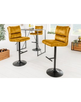 HOKER COMFORT WELUR MUSZTARDOWY