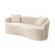 SOFA 2-OSOBOWA 180X 75 CM ELEMENTAL BOUCLE BEŻOWA