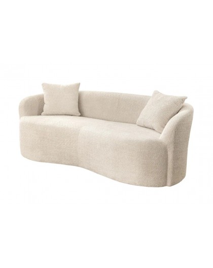 SOFA 2-OSOBOWA 180X 75 CM ELEMENTAL BOUCLE BEŻOWA