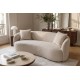 SOFA 2-OSOBOWA 180X 75 CM ELEMENTAL BOUCLE BEŻOWA