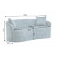 SOFA 2-OSOBOWA 178X70CM ELEMENTAL BOUCLE BEŻOWA