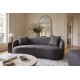 SOFA 2-OSOBOWA 178X70 CM ELEMENTAL WELUR SZARA