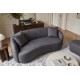SOFA 2-OSOBOWA 178X70 CM ELEMENTAL WELUR SZARA