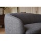SOFA 2-OSOBOWA 178X70 CM ELEMENTAL WELUR SZARA