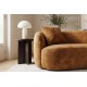 SOFA 2-OSOBOWA 178X70 CM ELEMENTAL WELUR MUSZTARDOWA