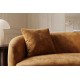 SOFA 2-OSOBOWA 178X70 CM ELEMENTAL WELUR MUSZTARDOWA