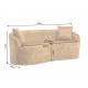 SOFA 2-OSOBOWA 178X70 CM ELEMENTAL WELUR MUSZTARDOWA