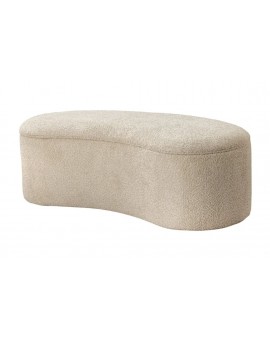 ŁAWKA ELEMENTAL 120X56 CM BOUCLE BEŻOWY
