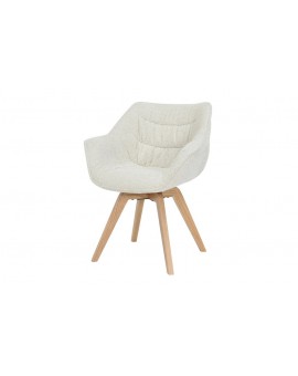 KRZESŁO OBROTOWE DUTCH COMFORT BOUCLE BEŻOWE