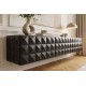 SZAFKA RTV VULCANO 160X35CM MANGO CZARNA
