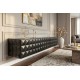 SZAFKA RTV VULCANO 160X35CM MANGO CZARNA
