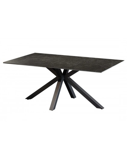 STOLIK KAWOWY GALAXIE 100X60 CM CERAMIKA CIEMNOSZARY