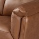 SOFA 2-OSOBOWA II PARMA BRĄZOWA SKÓRA