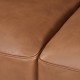 SOFA 2-OSOBOWA II PARMA BRĄZOWA SKÓRA
