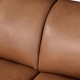 SOFA 2-OSOBOWA II PARMA BRĄZOWA SKÓRA