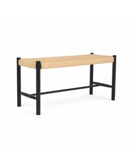 ŁAWKA SHINE 90X36 CM CZARNO-BEŻOWA