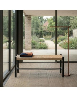 ŁAWKA SHINE 90X36 CM CZARNO-BEŻOWA