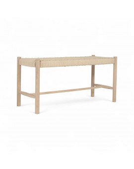 ŁAWKA SHINE 90X36 CM BIELONA