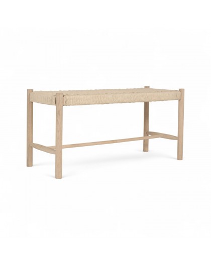 ŁAWKA SHINE 90X36 CM BIELONA