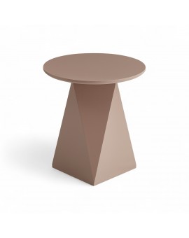 STOLIK KAWOWY AURA 50 CM BRĄZOWY