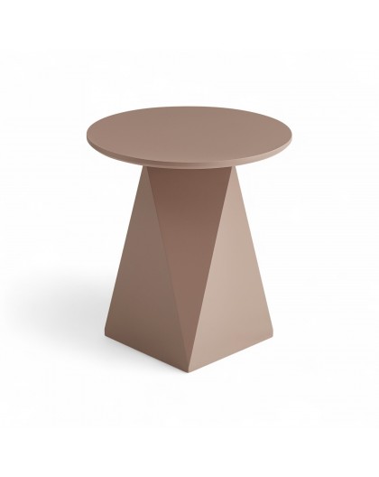 STOLIK KAWOWY AURA 50 CM BRĄZOWY