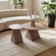 STOLIK KAWOWY AURA 50 CM BRĄZOWY