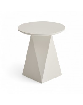 STOLIK KAWOWY AURA 50 CM BIAŁY